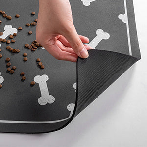 Quick Dry Absorbent Pet Feeding Dog Mat - Tail Waggers