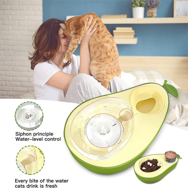 Automatic Avocado Slow Food Feeding Bowl - Tail Waggers