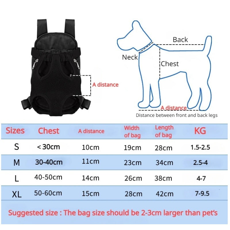 Breathable Portable Pet Dog Carrier - Tail Waggers