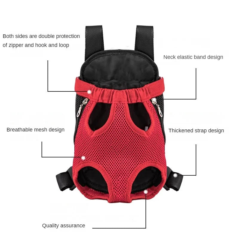 Breathable Portable Pet Dog Carrier - Tail Waggers